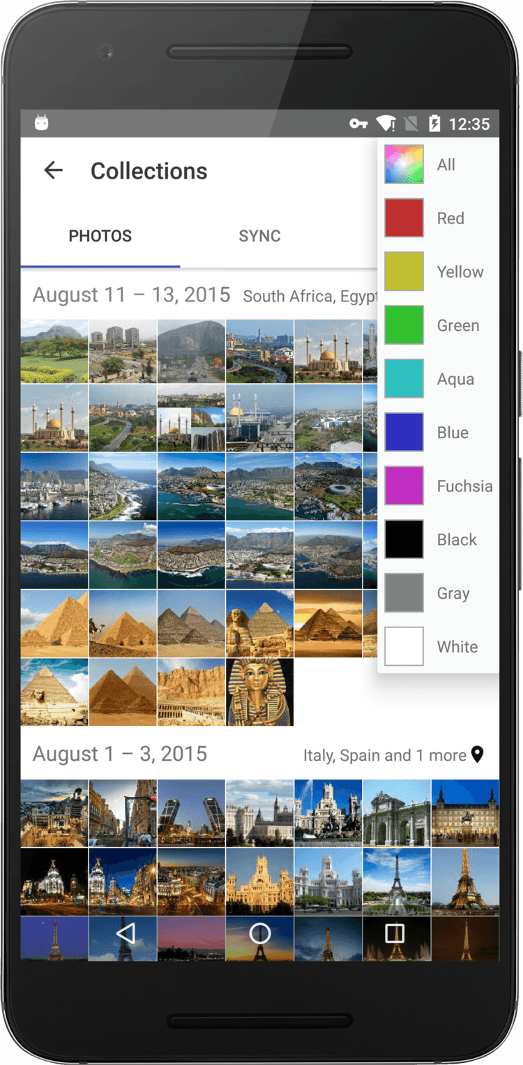 Find your photos with color